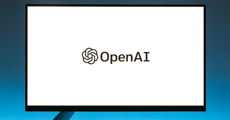 Slow Computer - Monitor screen with OpenAI logo on white background