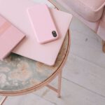 Smartphone Cases - Laptop and Iphone with Pink Cases