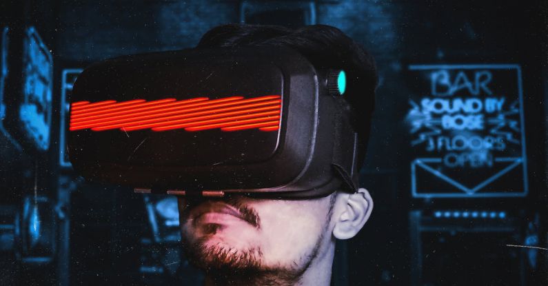 Gaming Experience - Man Wearing Vr Goggles